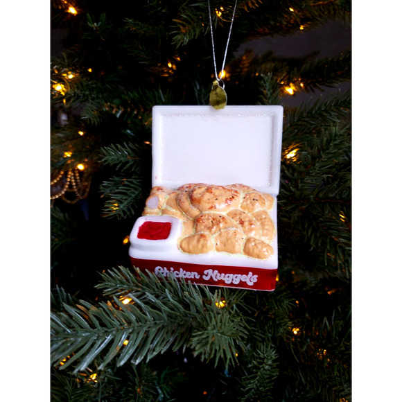 Cody Foster Fast Food Ornament Chicken Nuggets Dipping Sauce Humorous Gift - Picture 2 of 4